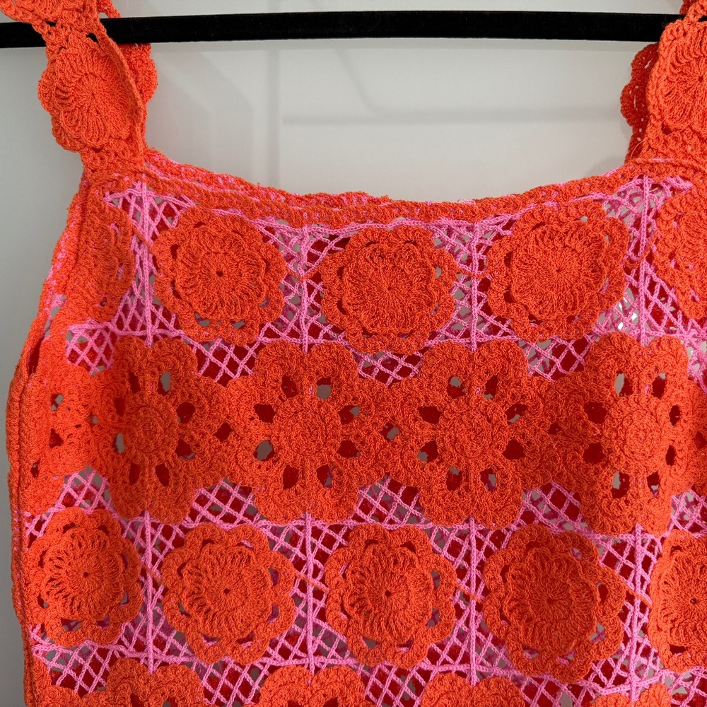 NWOT, Mango Crochet Coverup/Dress - Picture 3 of 7